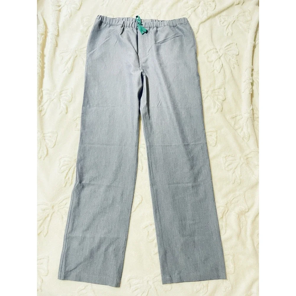 Figs Mens Pisco Basic Scrub Pants Graphite Grey Green String Xl Tall